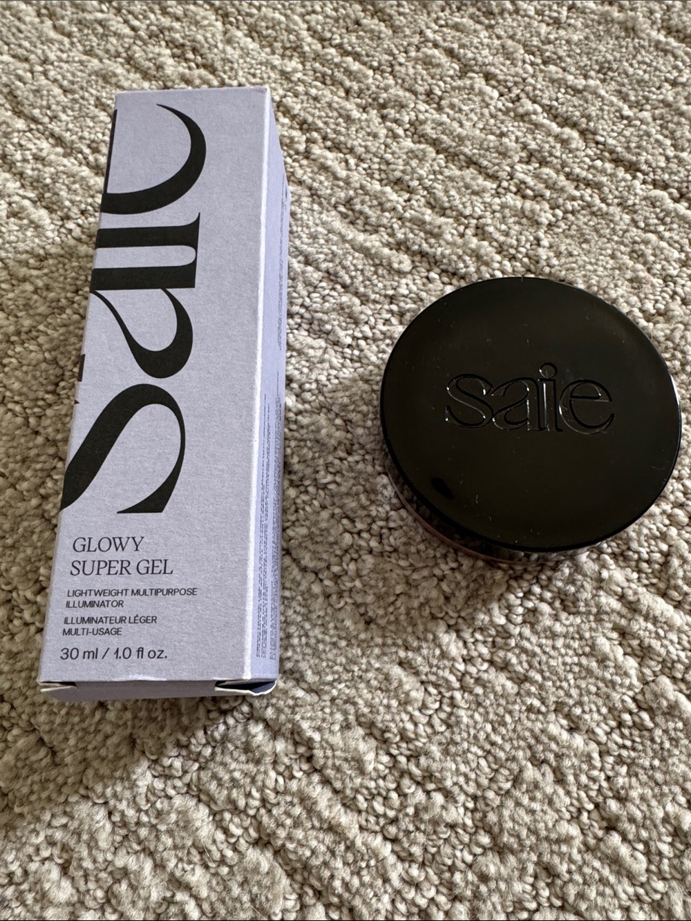 NIB Saie Warmglow Glowy Super Gel + Sun Melt Light Bronze Bundle